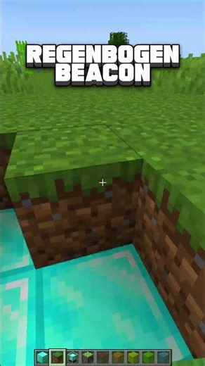 REGENBOGEN-BEACON in MINECRAFT 😱 #minecraft #tutorial #minecraftbuilding