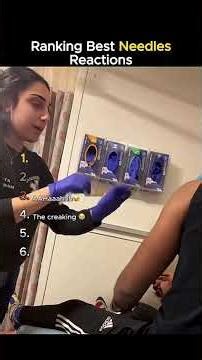 Ranking Best Needles Reactions 💉 #compilation #top5 #ranking