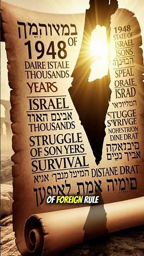 “The Ancient History of Israel | From Abraham to 1948 #HistoryShorts”