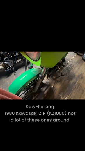 Kaw-Picking 1980 Kawasaki Z1R (KZ1000) not a lot of these ones around has the larger tank with the center gas cap also has the Mark2 style motor #kawpicking #kawaskaikz #vintage #kawasaki #z1r #KAWASAKIZ1R #kawasaki1980 | Jake Jason Cooper