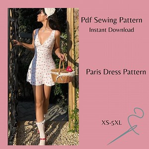 Linen Dress Sewing Pattern: Easy Beginner-friendly Design (sizes XS-5XL) (digital Download) - Etsy