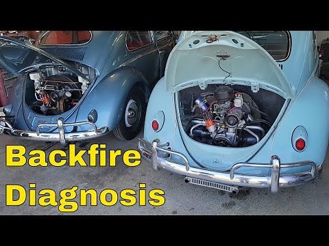 Backfiring VW engine What causes this? How to diagnose it?
