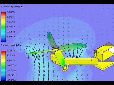 CFD simulation of a drone propeller in SimScale platform (English, 5 minutes)