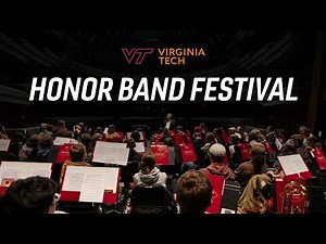 Hitting the high notes in Virginia Tech's annual Honor Band Festival