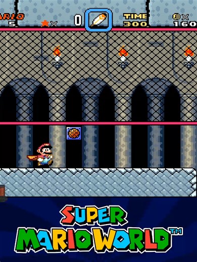 Super Mario World SNES World 1 Stage 8 Gameplay
