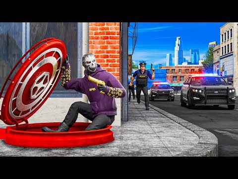 Using Secret Locations To Escape Cops In GTA 5 RP