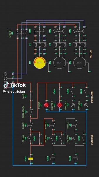 Manual 3-Phase Motor Control with SimuRelay