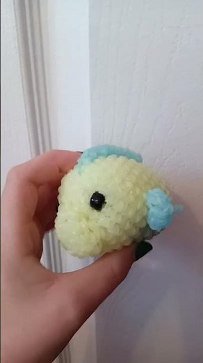 Loomigurumi Flounder Tsum Tsum! Design/Tutorial by Craftmuse
