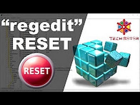 HOW TO RESET REBOOT WINDOWS 10 8.1 8 REGISTRY TO DEFAULT SETTINGS