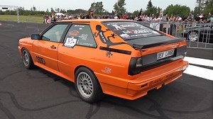 121K views · 1.6K reactions | During the Speed Days Rolling 1/4 Mile in Germany, I have filmed this beautiful and insane 700HP #Audi Urquattro 5-cylinder turbo monster! It did some head to head drag races (with rolling start) against some other cars, like a new BMW M5 CS, Dodge Challenger Hellcat and more! | Gumbal | Facebook