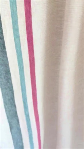 Linen Waffle Texture Curtains: Striped Border Bohemian Drapes, Set of 2 - Etsy
