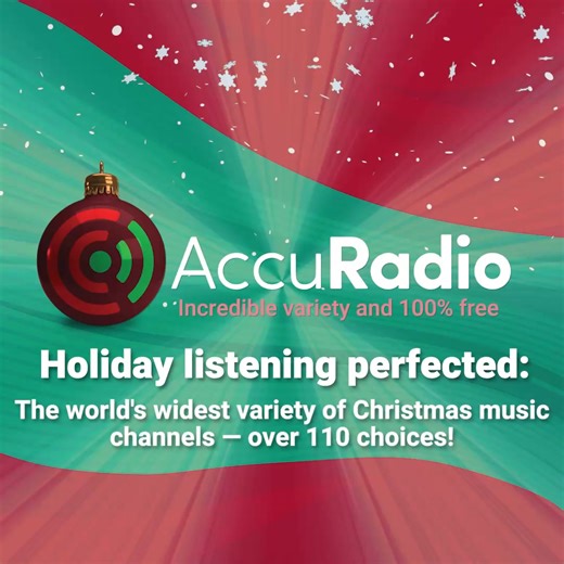 ‘Tis the season for holiday music! Get in the spirit with AccuRadio and sign up today.  | AccuRadio | Facebook