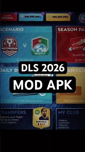 DLS 26 MOD APK | Dream League Soccer 2026 LATEST UPDATE #DLS26 #DreamLeagueSoccer2026 #DLS #GTUS