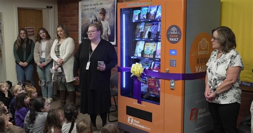 Cut Bank school gets a book vending machine