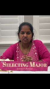 Selecting a Major College 101 (Part 3) Choosing a college major is one of the most important decisions in the college journey. ⚠️ Going “Undeclared” should be your LAST option. I personally do not recommend it unless there is a very strong reason. 📌 Why selecting a major early matters: * Helps you pick the right colleges * Aligns high school courses, APs & extracurriculars * Saves time and money in college * Keeps graduation on track (4 years vs 5–6 years) 💡 Reality check: Changing majors late