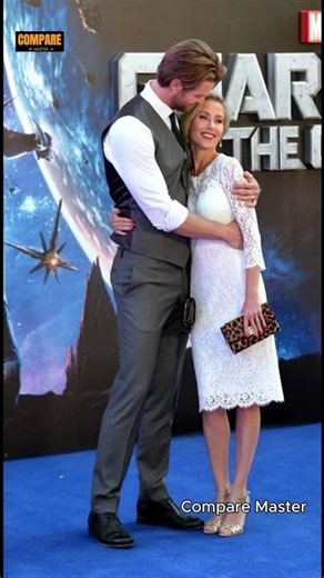 Chris Hemsworth & Elsa Pataky Shine at Guardians of the Galaxy Premiere ✨ #shorts #hollywood