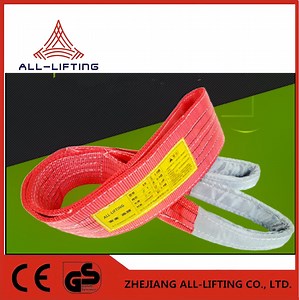 [Hot Item] Polyester Webbing Lifting Sling Packed with Certificate