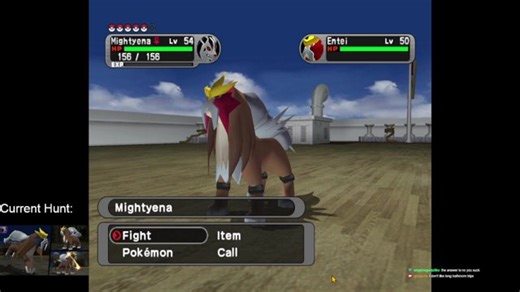 Shiny Entei in Pokemon XG Next Gen