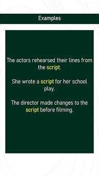 script # Expand Your English Vocabulary