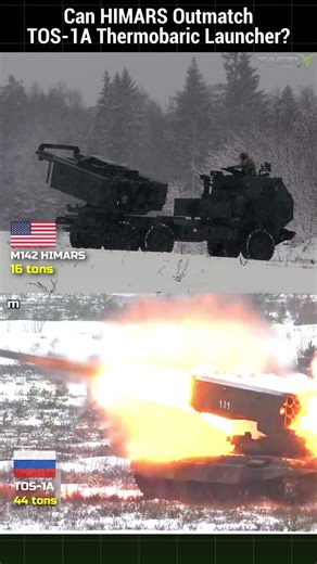 HIMARS vs TOS-1A: Precision Rocket Artillery vs Thermobaric MLRS