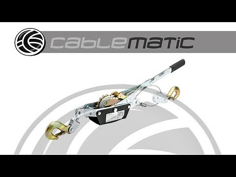Cabrestante manual Polipasto de palanca de 2 toneladas - distribuido por CABLEMATIC ®