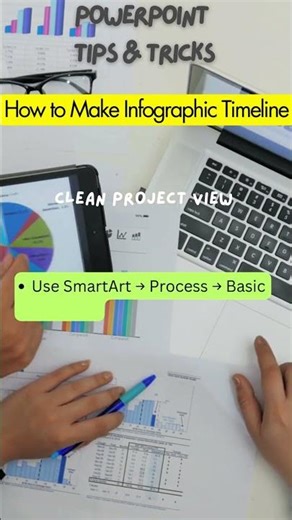 💡 300+ PowerPoint Tips & Tricks. How to make Infographic timeline.