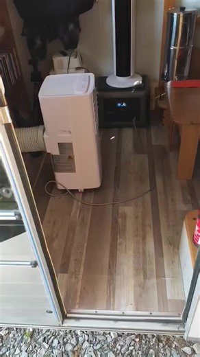 Test de climatisation mobile dans ma caravane - consommation batterie