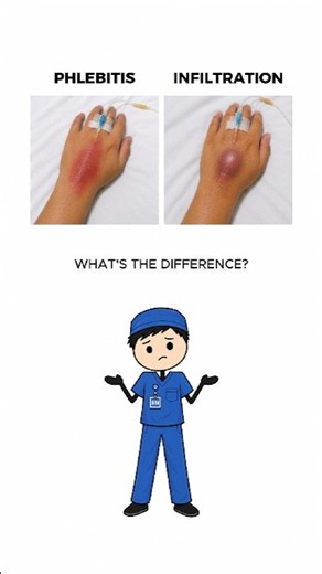 WHAT'S THE DIFFERENCE | PHELIBITIS VS INFILTRATION
