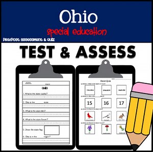 Ohio Quiz & Pre/Post Assessment, 50 States Special Education