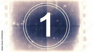 countdown numbers counter footage overlay