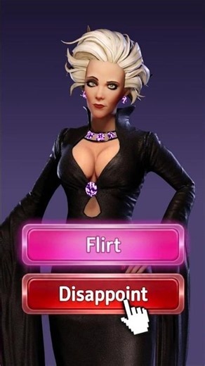I'm ready to disappoint her