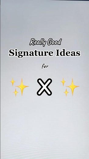 Really Good Signature Style Ideas | Letter “X” Names |#foryou #signature #logo #X #easy #handwriting