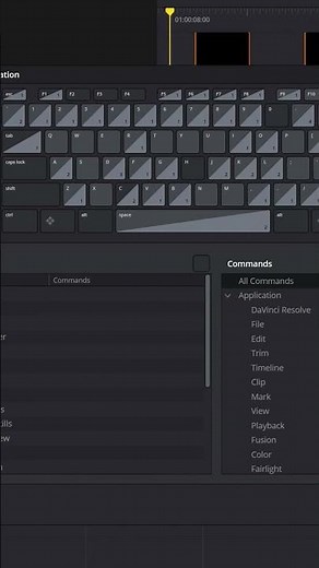 Custom Keyboard Shortcuts - DaVinci Resolve for NOOBS! - Tip #25