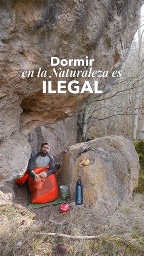¿Dormir en la naturaleza es ilegal? En muchos casos si y te pueden multar #bushcraft #supervivencia