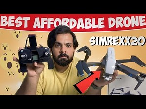 Drone Camera Simrex X20 drone Gimbal Brushless GPS Drone Flight Test Review