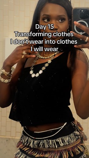 RE/LOADED | Day 15 of transforming clothes I don’t wear into clothes I will wear….we are HALF way thru the month and my 30 day upcycle challenge ‼️‼️‼️... | Instagram