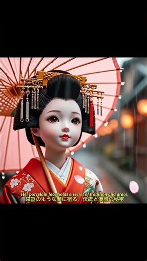 Japanese AI Doll in the Rain – A Timeless Beauty under the Umbrella | Dolls Japan