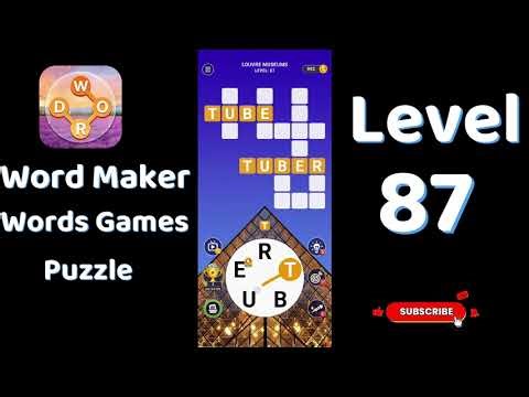 Word Maker Level 87 Answers | Words Games Puzzle | Go Answer