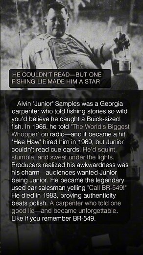 HE COULDN'T READ—BUT ONE FISHING LIE MADE HIM A STAR 🎣📺