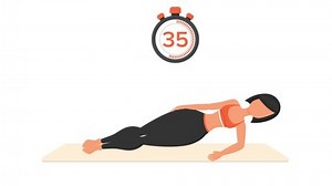 Side Plank Exercise Tutorial Female Workout: vídeo stock (100% livre de direitos) 1091408883 | Shutterstock