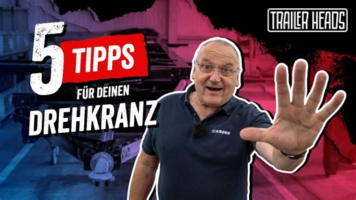 In der neuen TRAILER HEADS Folge bekommst du 5 einfache, aber entscheidende Tipps, wie dein Drehkranz dauerhaft leichtgängig bleibt. 💡 Im Video: ✔️ Dichtlippe richtig behandeln ✔️ Warum Dampfstrahlen gefährlich sein kann ✔️ Das passende Fett & NLGI-Klasse 2 ✔️ Wartungsintervalle richtig verstehen ✔️ Bonus: Wenn’s gar nicht klappt – nimm einen KRONE Zentralachsanhänger 😉 💬 Welche Wartungs-Tricks nutzt du unterwegs? Teile deine Erfahrungen in den Kommentaren. Vielleicht landet dein Tipp in eine