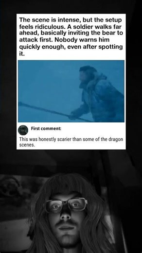 Game of Thrones Wight Bear Attack Scene