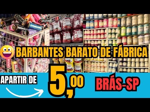 BARBANTES BARATO DE FÁBRICA / PARTE 2 BRÁS- SP