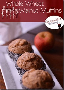 Apple Walnut Muffins - Cosmopolitan Cornbread