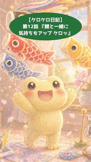 【ケロケロ日記】第12話「鯉と一緒に気持ちもアップ ケロッ」