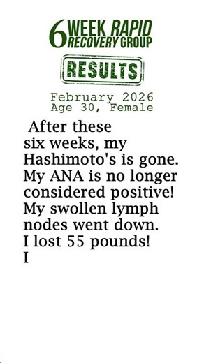Goodbye Hashimoto's and ANA in 6 Weeks!
