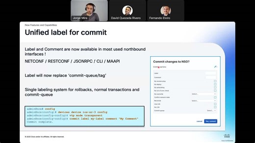 NSO 6.5 New features and capabilities - Cisco Video Portal