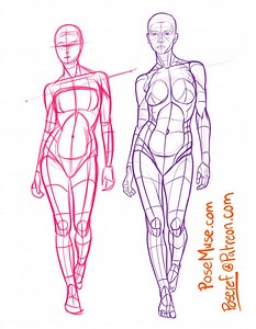 View 29 Reference Sketch Female Body Anatomy