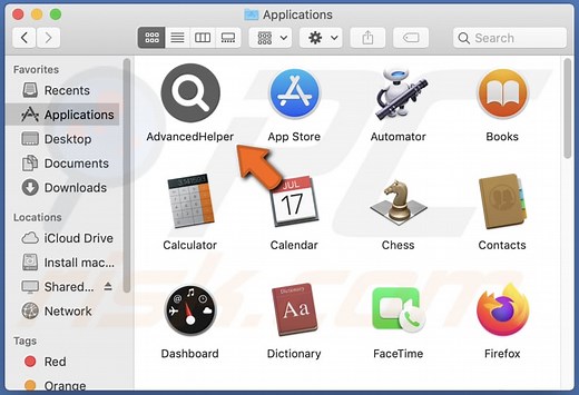 AdvancedHelper Adware (Mac)