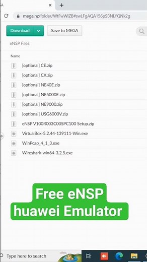 free huawei eNSP Simulator